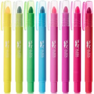 imageMr Pen Gel Highlighters 8 Pack Morandi Colors No Bleed Bible MarkersVibrant Colors 2