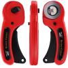 imageMr Pen 45mm Rotary Cutter with 1 Extra Blade Ergonomic Handle Rotary Cutter for Fabric Fabric Cutter Fabric Cutter Wheel Fabric Rotary Cutter Rotary Cutting Tool Rotary Fabric CutterRed