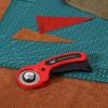 imageMr Pen 45mm Rotary Cutter with 1 Extra Blade Ergonomic Handle Rotary Cutter for Fabric Fabric Cutter Fabric Cutter Wheel Fabric Rotary Cutter Rotary Cutting Tool Rotary Fabric CutterRed