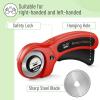 imageMr Pen 45mm Rotary Cutter with 1 Extra Blade Ergonomic Handle Rotary Cutter for Fabric Fabric Cutter Fabric Cutter Wheel Fabric Rotary Cutter Rotary Cutting Tool Rotary Fabric CutterRed