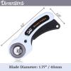 imageMr Pen 45mm Rotary Cutter with 1 Extra Blade Ergonomic Handle Rotary Cutter for Fabric Fabric Cutter Fabric Cutter Wheel Fabric Rotary Cutter Rotary Cutting Tool Rotary Fabric CutterLight Blue