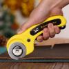 imageMr Pen 45mm Rotary Cutter with 1 Extra Blade Ergonomic Handle Rotary Cutter for Fabric Fabric Cutter Fabric Cutter Wheel Fabric Rotary Cutter Rotary Cutting Tool Rotary Fabric CutterYellow