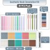 imageMr Pen Aesthetic Book Annotation Kit 38 pcs Aesthetic Highlighters and Gel Pens Transparent Sticky Notes Transparent Sticky Tabs for Books No Bleed Highlighters for Bible Pages No BleedMoss  Mist