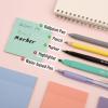 imageMr Pen Aesthetic Book Annotation Kit 38 pcs Aesthetic Highlighters and Gel Pens Transparent Sticky Notes Transparent Sticky Tabs for Books No Bleed Highlighters for Bible Pages No BleedSoft Delight