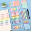 imageMr Pen Aesthetic Book Annotation Kit 38 pcs Aesthetic Highlighters and Gel Pens Transparent Sticky Notes Transparent Sticky Tabs for Books No Bleed Highlighters for Bible Pages No BleedSoft Delight