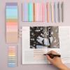imageMr Pen Aesthetic Book Annotation Kit 38 pcs Aesthetic Highlighters and Gel Pens Transparent Sticky Notes Transparent Sticky Tabs for Books No Bleed Highlighters for Bible Pages No BleedEarthy Dream