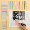 imageMr Pen Aesthetic Book Annotation Kit 38 pcs Aesthetic Highlighters and Gel Pens Transparent Sticky Notes Transparent Sticky Tabs for Books No Bleed Highlighters for Bible Pages No BleedSoft Delight