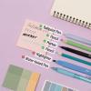 imageMr Pen Aesthetic Book Annotation Kit Aesthetic Highlighters and Gel Pens Transparent Sticky Notes Transparent Sticky Tabs for Books No Bleed Highlighters for Bible Pages No Bleed