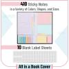 imageMr Pen Bible Sticky Notes Set 410 Pack School Office Supplies Planner Sticky Note Dividers Tabs Book NotesMuted Pastel