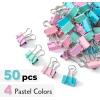 imageMr Pen Binder Clips Small Binder Clips 50Pack 075 in Black Small Clips Paper Binder Clips Binder Clips Small SizeSmall Paper Clips Office Clips Micro Binder Clips Mini Binder ClipsB Pastel