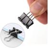 imageMr Pen Binder Clips Small Binder Clips 50Pack 075 in Black Small Clips Paper Binder Clips Binder Clips Small SizeSmall Paper Clips Office Clips Micro Binder Clips Mini Binder ClipsA Black