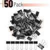 imageMr Pen Binder Clips Small Binder Clips 50Pack 075 in Black Small Clips Paper Binder Clips Binder Clips Small SizeSmall Paper Clips Office Clips Micro Binder Clips Mini Binder ClipsA Black