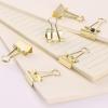 imageMr Pen Binder Clips Small Binder Clips 50Pack 075 in Black Small Clips Paper Binder Clips Binder Clips Small SizeSmall Paper Clips Office Clips Micro Binder Clips Mini Binder ClipsC Gold