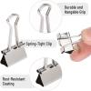 imageMr Pen Binder Clips Small Binder Clips 50Pack 075 in Black Small Clips Paper Binder Clips Binder Clips Small SizeSmall Paper Clips Office Clips Micro Binder Clips Mini Binder ClipsF Silver