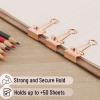 imageMr Pen Binder Clips Small Binder Clips 50Pack 075 in Black Small Clips Paper Binder Clips Binder Clips Small SizeSmall Paper Clips Office Clips Micro Binder Clips Mini Binder ClipsD Rose Gold