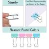 imageMr Pen Binder Clips Small Binder Clips 50Pack 075 in Black Small Clips Paper Binder Clips Binder Clips Small SizeSmall Paper Clips Office Clips Micro Binder Clips Mini Binder ClipsB Pastel