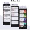 imageMr Pen Daily Schedule Pocket Charts 131 Pocket 26 Double Sided Reusable Cards13 Colored13 Blanked 128x35 Pocket Chart for Classroom Classroom Pocket Chart Classroom Schedule Pocket Chart