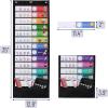 imageMr Pen Daily Schedule Pocket Charts 131 Pocket 26 Double Sided Reusable Cards13 Colored13 Blanked 128x35 Pocket Chart for Classroom Classroom Pocket Chart Classroom Schedule Pocket Chart