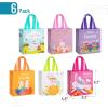imageMr Pen Easter Gift Bags with Handles 92quotx87quotx45quot 6 pcs Bunny Carrot Chick Design Reusable NonWoven Easter Bags with Handles