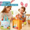 imageMr Pen Easter Gift Bags with Handles 92quotx87quotx45quot 6 pcs Bunny Carrot Chick Design Reusable NonWoven Easter Bags with Handles