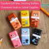 imageMr Pen Erasers  6 Pack of Pencil Erasers With Cover and Roller for Kids  Fun Cool School ErasersA 6 Different Cute Designs