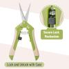 imageMr Pen Gardening Scissors 65 Inch Green Pruning Shears for Gardening with Straight Stainless Steel Blade Plant Trimming Scissors Garden shears Garden Scissors Gardening Shears Hand PrunersLight Green