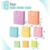 imageMr Pen Gift Bags Assorted Sizes 8 pcs SmallMediumLarge Pastel Paper Gift Bag with Handles Easter Bags for Gifts