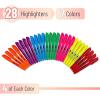 imageMr Pen Highlighters Assorted Colors Pack of 28 Fluorescent HighlightersBright