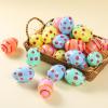 imageMr Pen Jumbo Bulk Pack of 30 3 Tall Colorful Empty Fillable Easter Eggs  Plastic Easter Basket Fillers