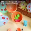 imageMr Pen Jumbo Bulk Pack of 30 3 Tall Colorful Empty Fillable Easter Eggs  Plastic Easter Basket Fillers