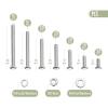 imageMr Pen Nuts and Bolts Assortment Kit 540 pcs Stainless Steel M37 Sizes 630mm Phillips Pan Head Socket Cap Screws Assorted Nuts and Bolts Nut Bolt and Washer Assortment Bolt and Nut Assortment