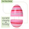 imageMr Pen Plastic Easter Eggs 30 Pack 3 Tall Printed Plastic Easter Eggs Plastic Easter Eggs Bulk Easter Eggs Empty Plastic Eggs Fillable Easter Basket Fillers Empty Easter Egg