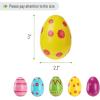imageMr Pen Plastic Easter Eggs 30 Pack 3 Tall Printed Plastic Easter Eggs Plastic Easter Eggs Bulk Easter Eggs Empty Plastic Eggs Fillable Easter Basket Fillers Empty Easter Egg