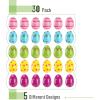 imageMr Pen Plastic Easter Eggs 30 Pack 3 Tall Printed Plastic Easter Eggs Plastic Easter Eggs Bulk Easter Eggs Empty Plastic Eggs Fillable Easter Basket Fillers Empty Easter Egg
