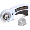 imageMr Pen 45mm Rotary Cutter with 1 Extra Blade Ergonomic Handle Rotary Cutter for Fabric Fabric Cutter Fabric Cutter Wheel Fabric Rotary Cutter Rotary Cutting Tool Rotary Fabric CutterLight Blue
