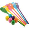 imageMr Pen Egg and Spoon Race Game Set 6 Eggs and 6 Spoons Easter Party Games for Kids Easter Egg Hunt Games Halloween Egg and Spoon Race Game Set Easter Egg Fillers