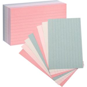 imageMr Pen Pastel 3quot x 5quot 180 Lined Index Cards Note Cards Flash Cards Study Cards Notecards for Studying Ruled Flashcards for StudyingMorandi