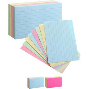 imageMr Pen Pastel 3quot x 5quot 180 Lined Index Cards Note Cards Flash Cards Study Cards Notecards for Studying Ruled Flashcards for StudyingPastel