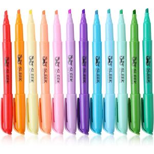 imageMr Pen Pastel Highlighters 12 Pack Assorted Colors Fast Dry Highlighter Pastel Set Bible Journaling Highlighter Marker Colored School SuppliesPastel 1