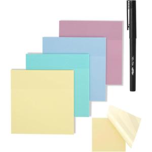 imageMr Pen Transparent Sticky Notes 3x3 200 Sheets Pastel Colors See Through Sticky Notes Sticky Notes Transparent Translucent Sticky Notes Clear Transparent Sticky Notes Sticky Notes ClearMorandi