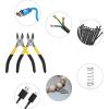 imageMr Pen  6 Inch Diagonal ampamp Flush Cutting Pliers with Side Wire ampamp Floral CuttersYellow  Springloaded