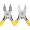 imageMr Pen  6 Inch Diagonal ampamp Flush Cutting Pliers with Side Wire ampamp Floral CuttersYellow  Springloaded