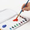 imageMr Pen Airtight Watercolor Palette with Lid 4 Pack 18 Wells and 2 Mixing Areas Watercolor Palette Paint Pallet with Lid Empty Watercolor Palette Paint Palette Folding Paint Tray1 Pack