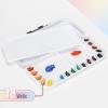 imageMr Pen Airtight Watercolor Palette with Lid 4 Pack 18 Wells and 2 Mixing Areas Watercolor Palette Paint Pallet with Lid Empty Watercolor Palette Paint Palette Folding Paint Tray4 Pack