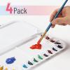 imageMr Pen Airtight Watercolor Palette with Lid 4 Pack 18 Wells and 2 Mixing Areas Watercolor Palette Paint Pallet with Lid Empty Watercolor Palette Paint Palette Folding Paint Tray4 Pack