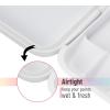 imageMr Pen Airtight Watercolor Palette with Lid 4 Pack 18 Wells and 2 Mixing Areas Watercolor Palette Paint Pallet with Lid Empty Watercolor Palette Paint Palette Folding Paint Tray4 Pack