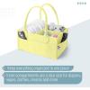imageMr Pen Baby Diaper Caddy Organizer Lemon Glow Baby Caddy Organizer with Handle Compact Size Collapsible ampamp Portable