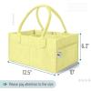 imageMr Pen Baby Diaper Caddy Organizer Lemon Glow Baby Caddy Organizer with Handle Compact Size Collapsible ampamp Portable