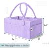 imageMr Pen Baby Diaper Caddy Organizer Orchid Mist Baby Caddy Organizer with Handle Compact Size Collapsible ampamp Portable