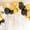 imageMr Pen Balloons 12 Inch 54 Pack Black White and Gold balloons Confetti for Birthday Party